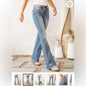 Women's Flare Blue Jeans